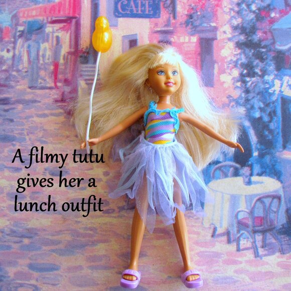 WEE 3 FRIENDS CLOTHES, SWIMSUIT, SANDALS, TOWEL, TUTU, BOA, BALLOON, SO CUTE! - Picture 3 of 5